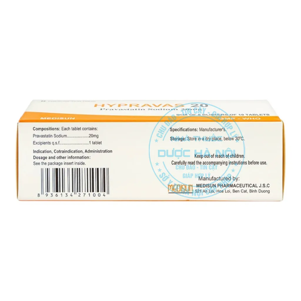 Thuốc Hypevas 20mg