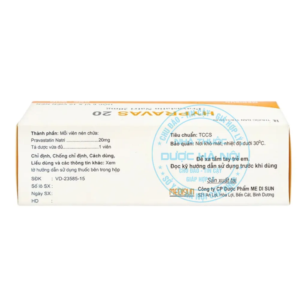 Thuốc Hypevas 20mg