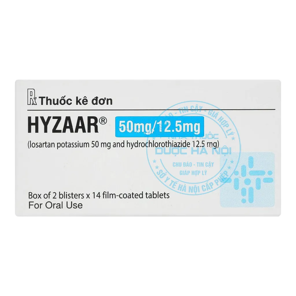 Thuốc Hyzaar 50/12.5mg