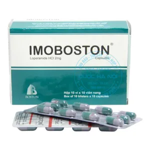 Thuốc Imoboston 2mg điều trị cac triệu chứng bệnh tiêu chảy cấp (Hộp 10 vỉ x 10 viên)