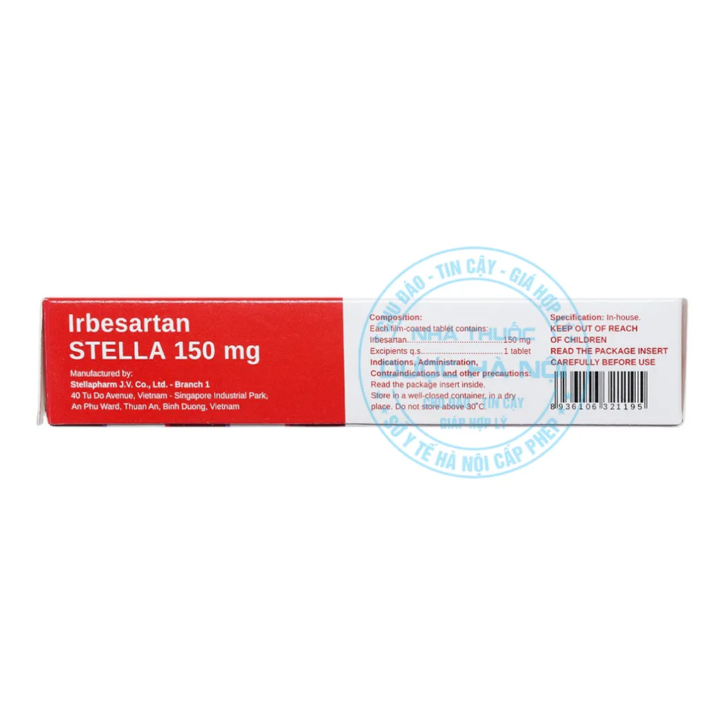 Thuốc Irbesartan 150mg Stada