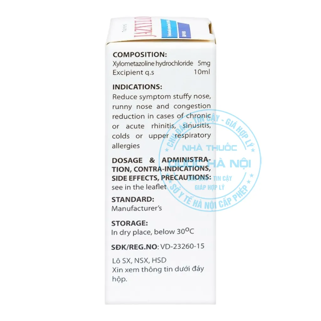 Thuốc nhỏ mũi Jazxylo 15ml