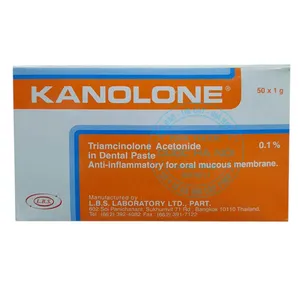 Thuốc bôi Kanolone 1g điều trị các vấn đề về loét miệng, viêm nhiễm trong khoang miệng