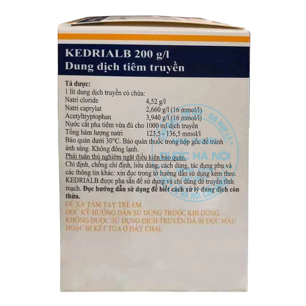 Thuốc tiêm Kedrialb 200g