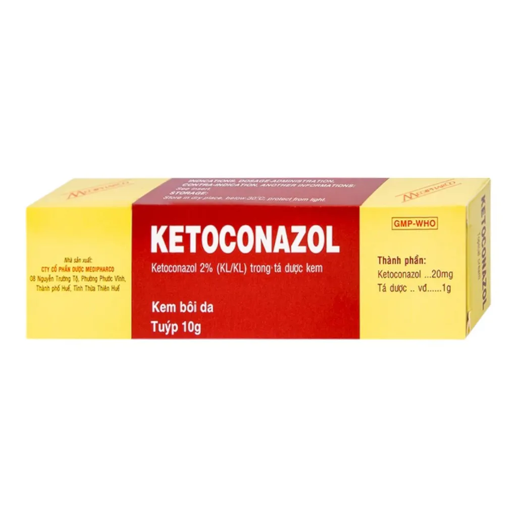 Kem bôi da Ketoconazol 2%
