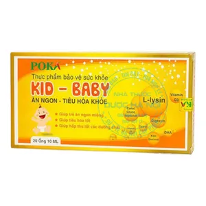 Siro Kid-Baby bổ sung dinh dưỡng tăng cường hấp thu hỗ trợ phát triển ở trẻ