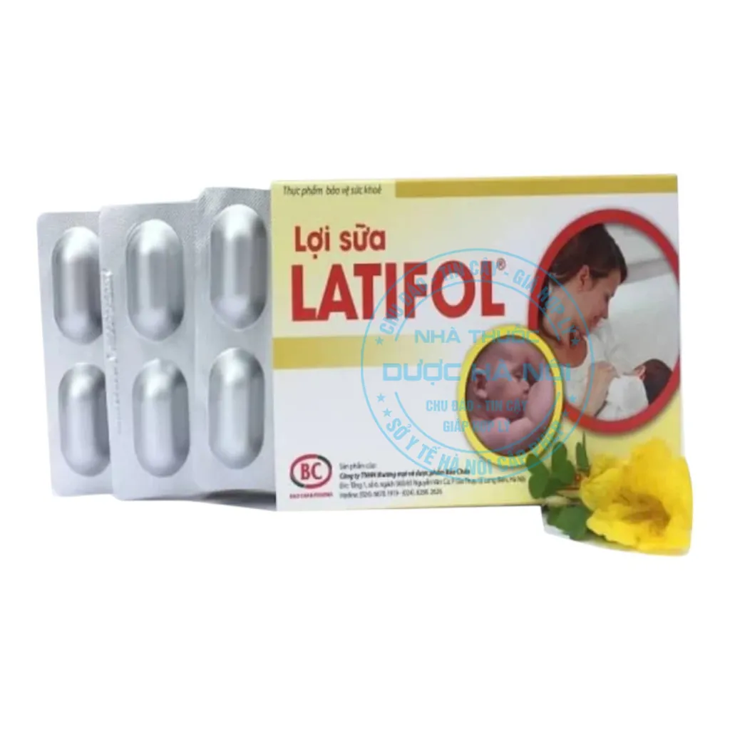 Viên uống lợi sữa Latifol