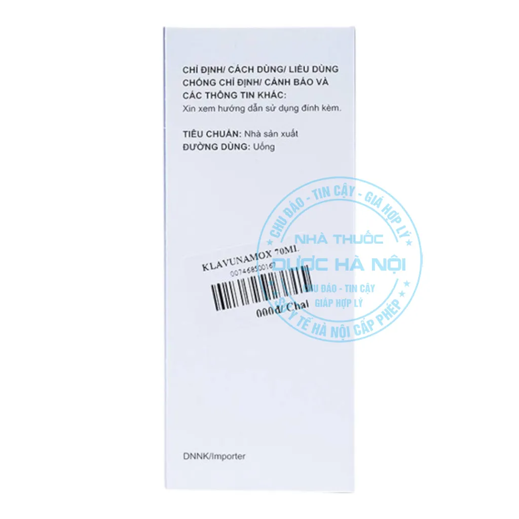 Thuốc Klavunamox