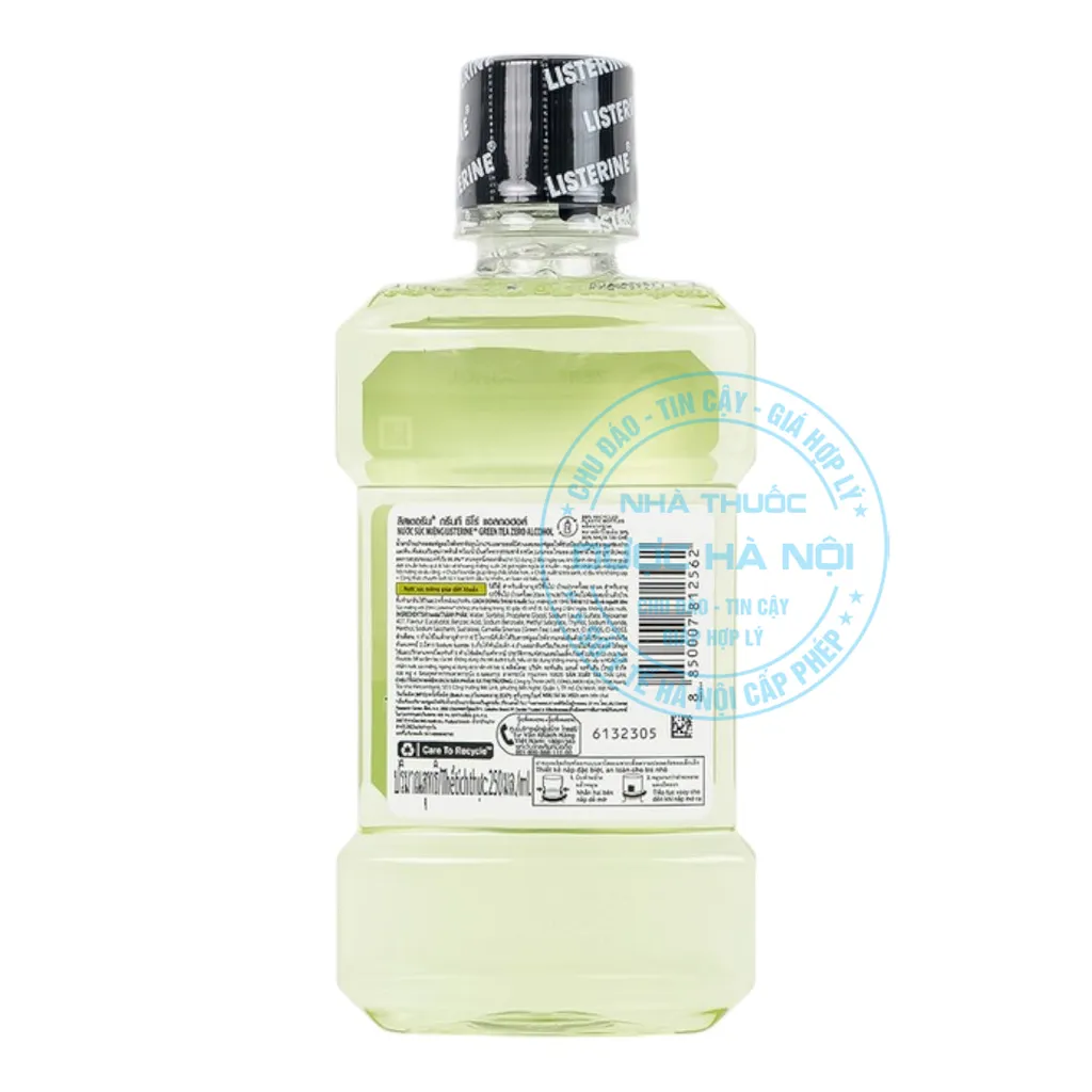 Nước súc miệng Listerine Green Tea