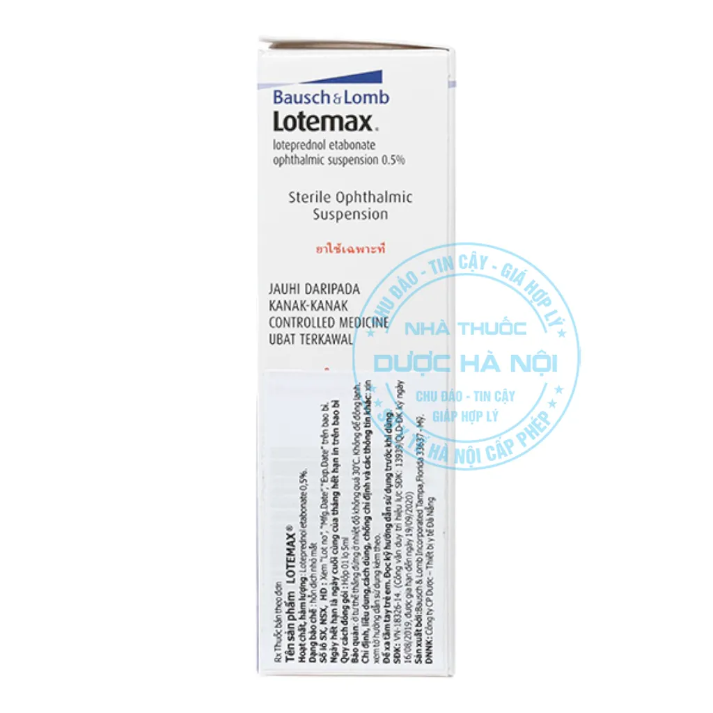 Thuốc nhỏ mắt Lotemax 0.5%