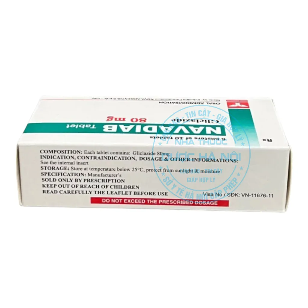 Thuốc Navadiab 80mg