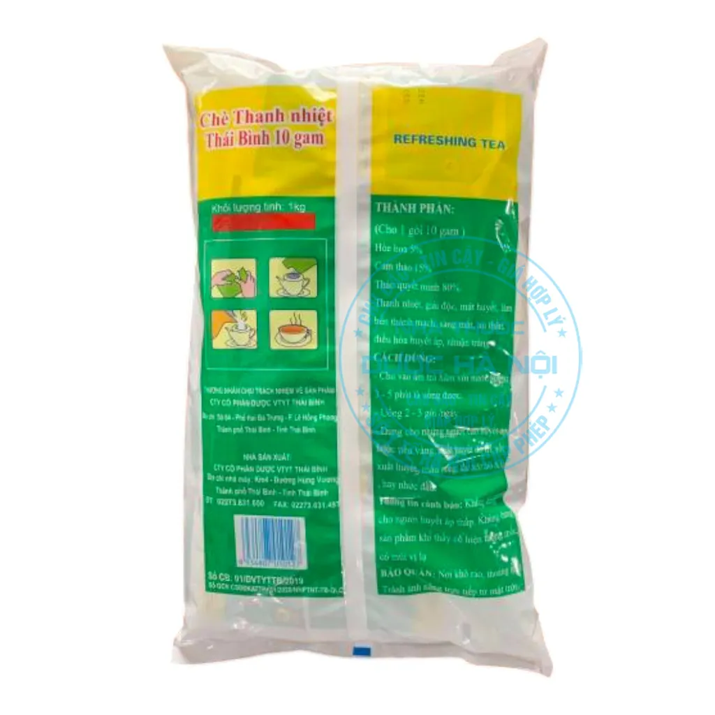 Chè thanh nhiệt Thái Bình