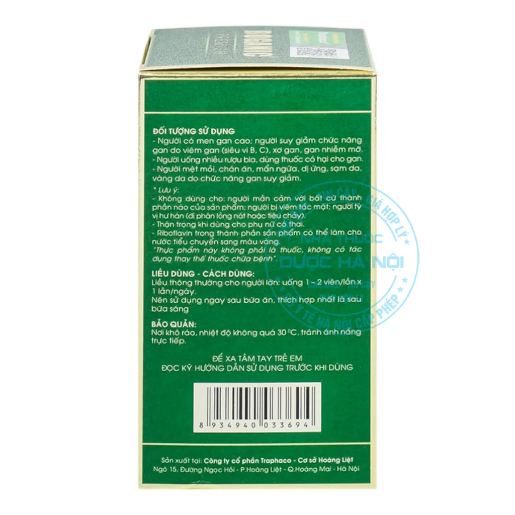 Viên uống Boganic