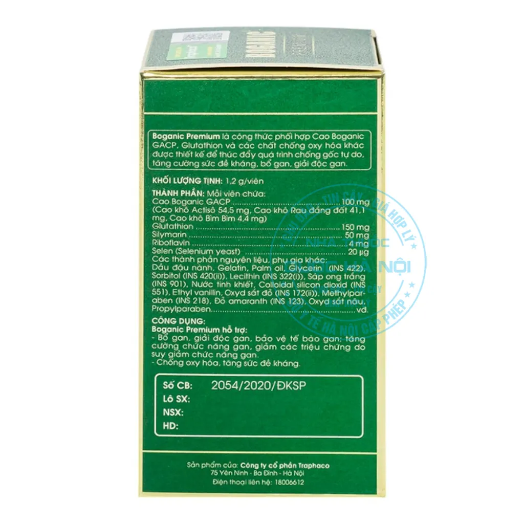 Viên uống Boganic