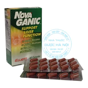 Viên uống NOVAGANIC hỗ trợ tăng cường chức năng gan, giải độc gan và bảo vệ tế bào gan