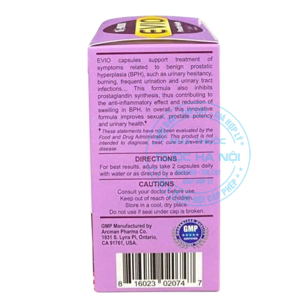 Viên uống Evio 60 viên