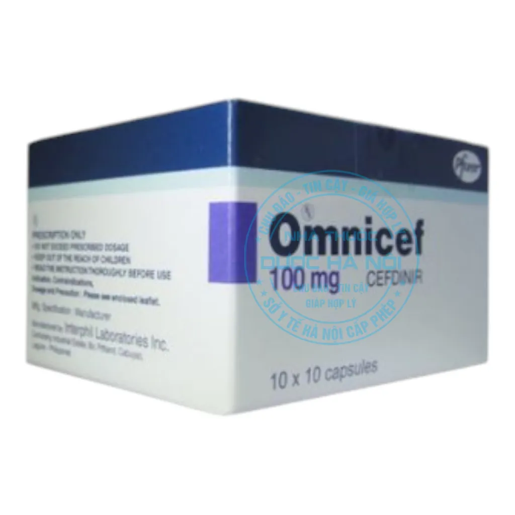 thuốc kháng sinh Omnicef 100mg