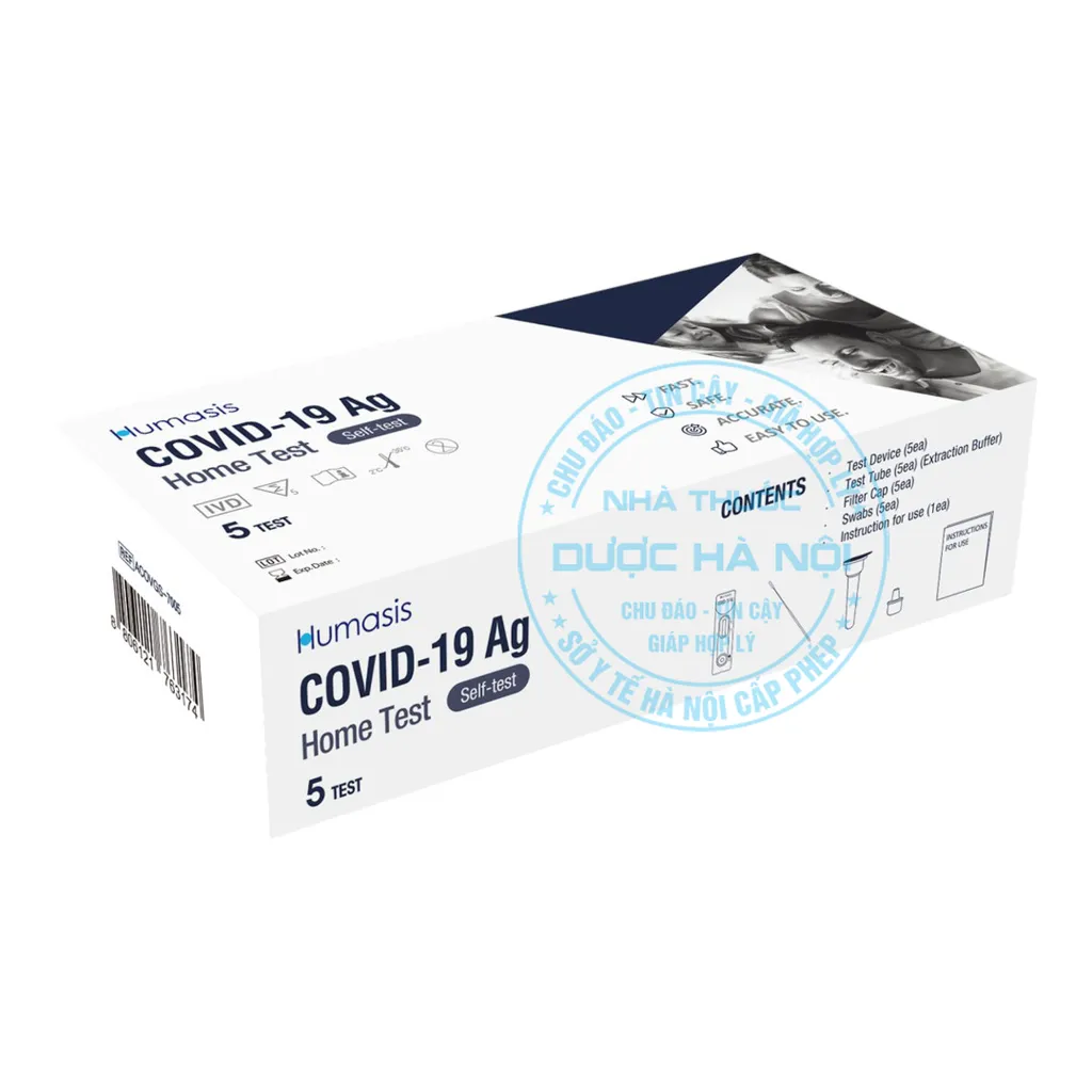 Kit test Humasis Hàn Quốc sàng lọc ban đầu và hỗ trợ chẩn đoán COVID-19