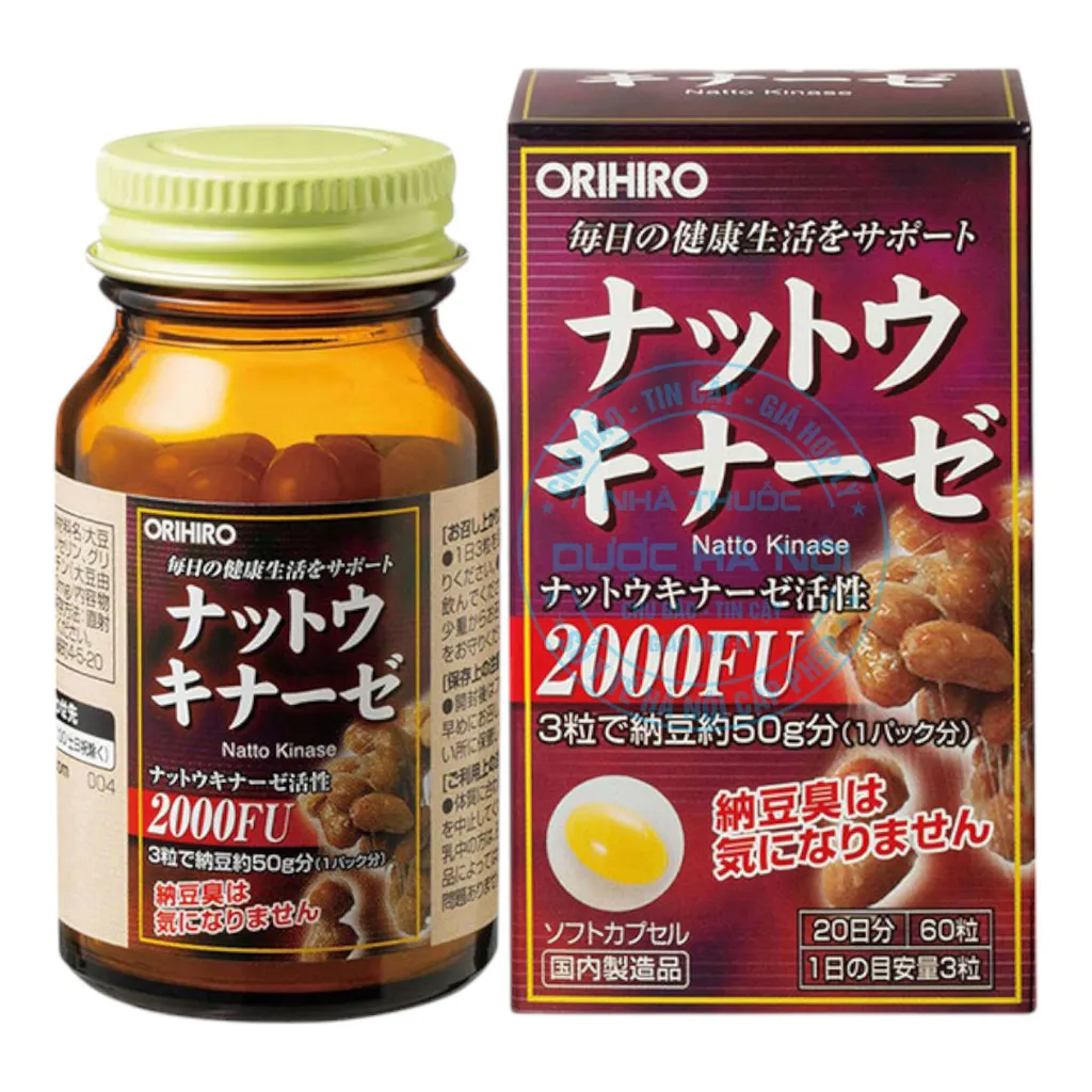 Viên uống Orihiro Nattokinase