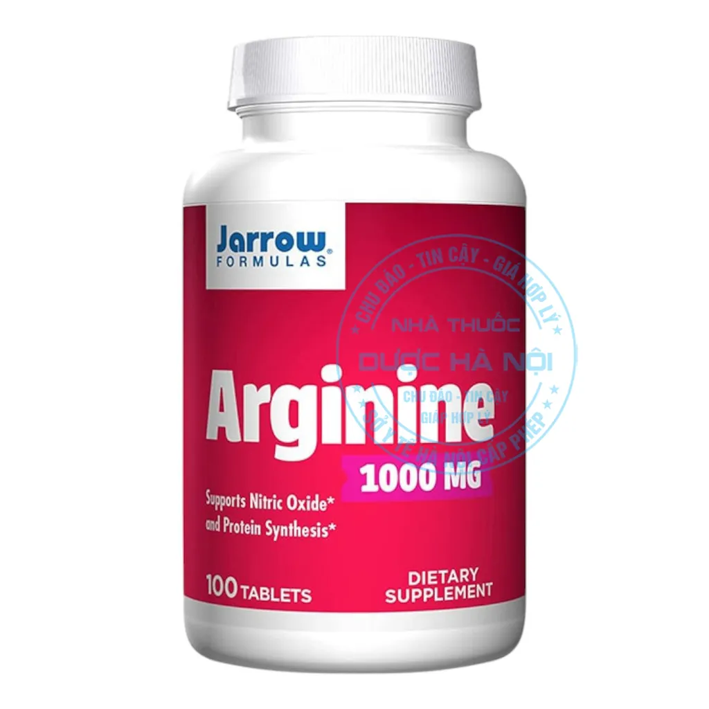Viên uống Jarrow Arginine 1000mg