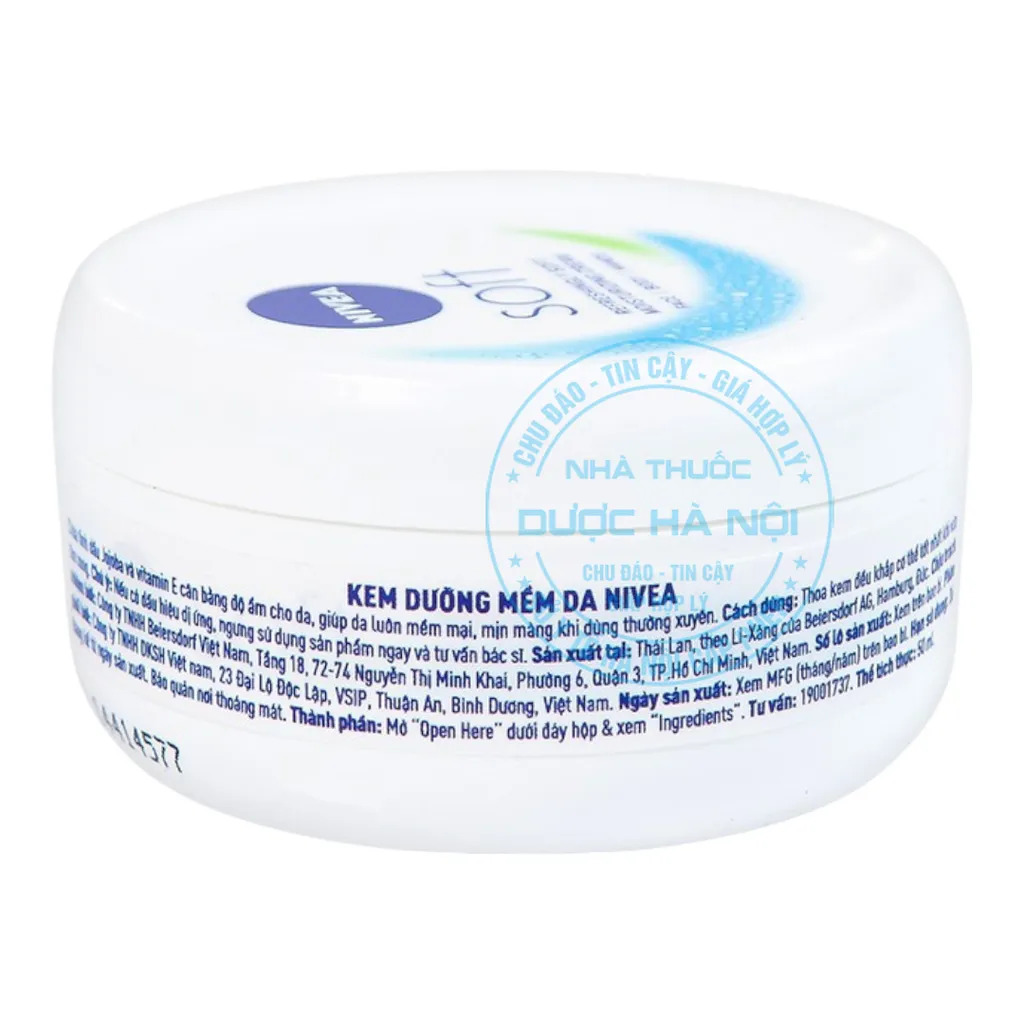 Kem dưỡng mềm da Nivea Soft 50ml