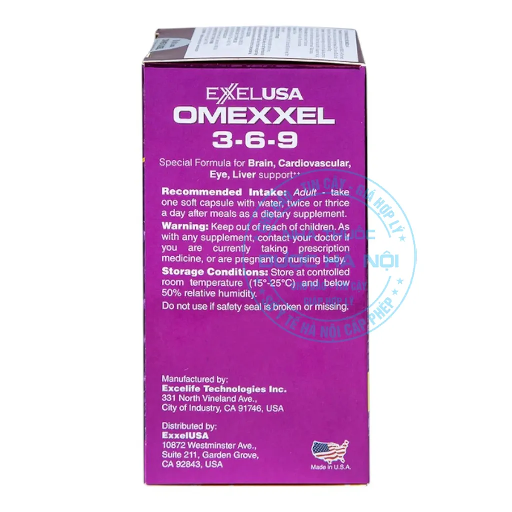 Viên uống Omexxel 3-6-9 Premium