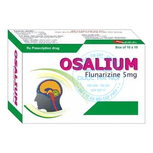 Thuốc Osalium 5mg dùng cho đau nửa đầu (Hộp 10 vỉ x 10 viên)