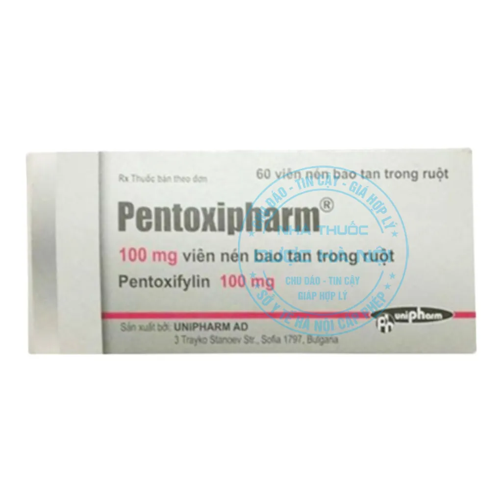 thuốc Pentoxipharm 100mg