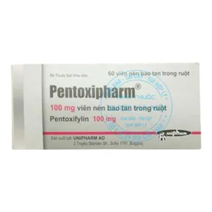 Thuốc Pentoxipharm 100mg dùng cho các bệnh lý liên quan đến mạch máu