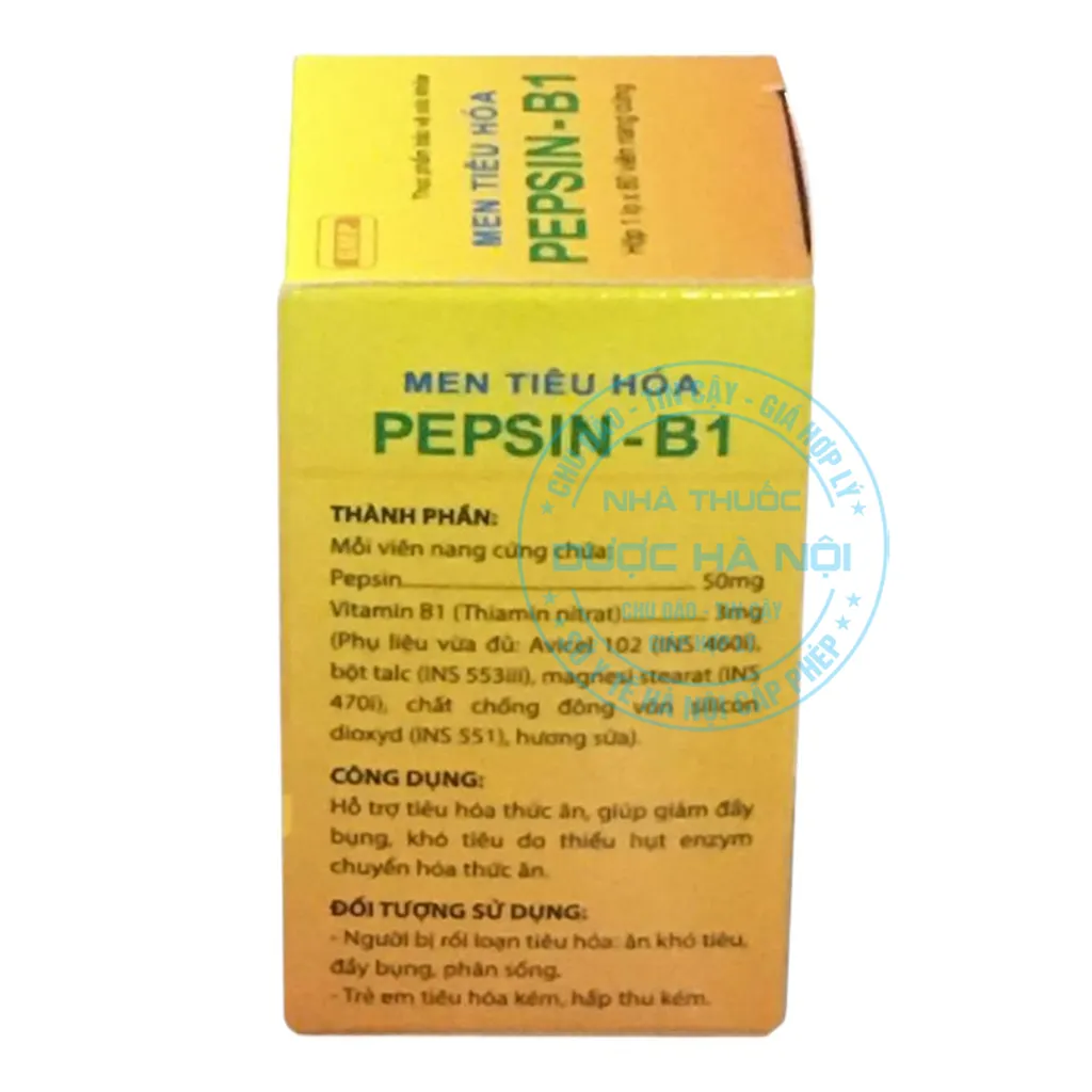 men tiêu hóa Pepsin B1 Dược Hà Tây