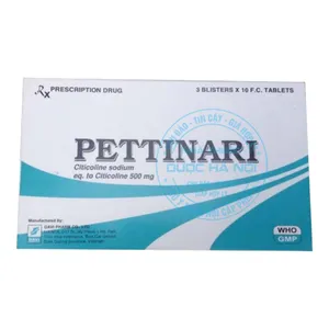 Thuốc Pettinari 500mg hỗ trợ cải thiện trí nhớ, tổn thương não