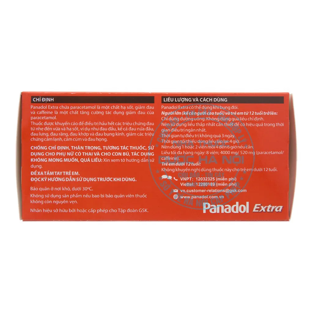 thuốc Panadol Extra