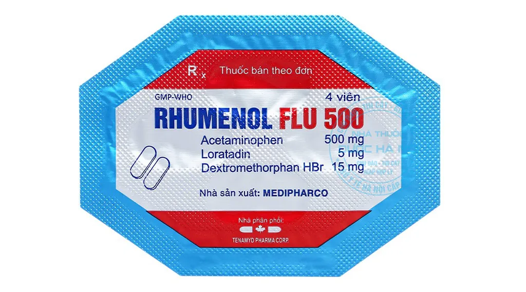 thuốc Rhumenol Flu 500