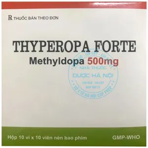 Thuốc Thyperopa Forte 500mg (1 Hộp x 10 Vỉ/ 100 viên) điều trị tăng huyết áp
