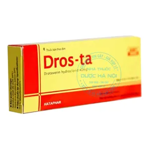 Thuốc Dros-ta 40mg điều trị hiệu quả cho các cơn co thắt cơ(1 Hộp x 2 Vỉ/ 20 Viên)