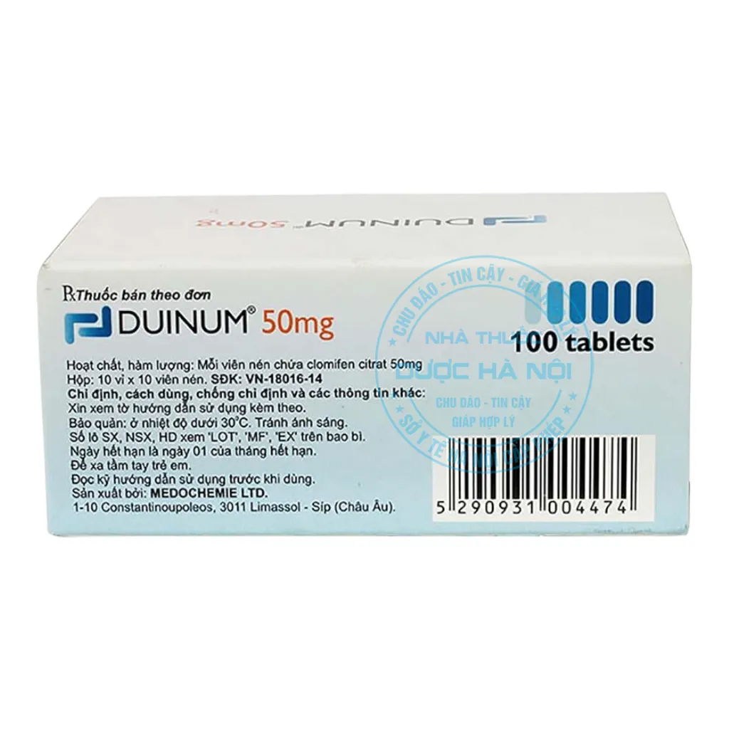 Thuốc Duinum 50mg