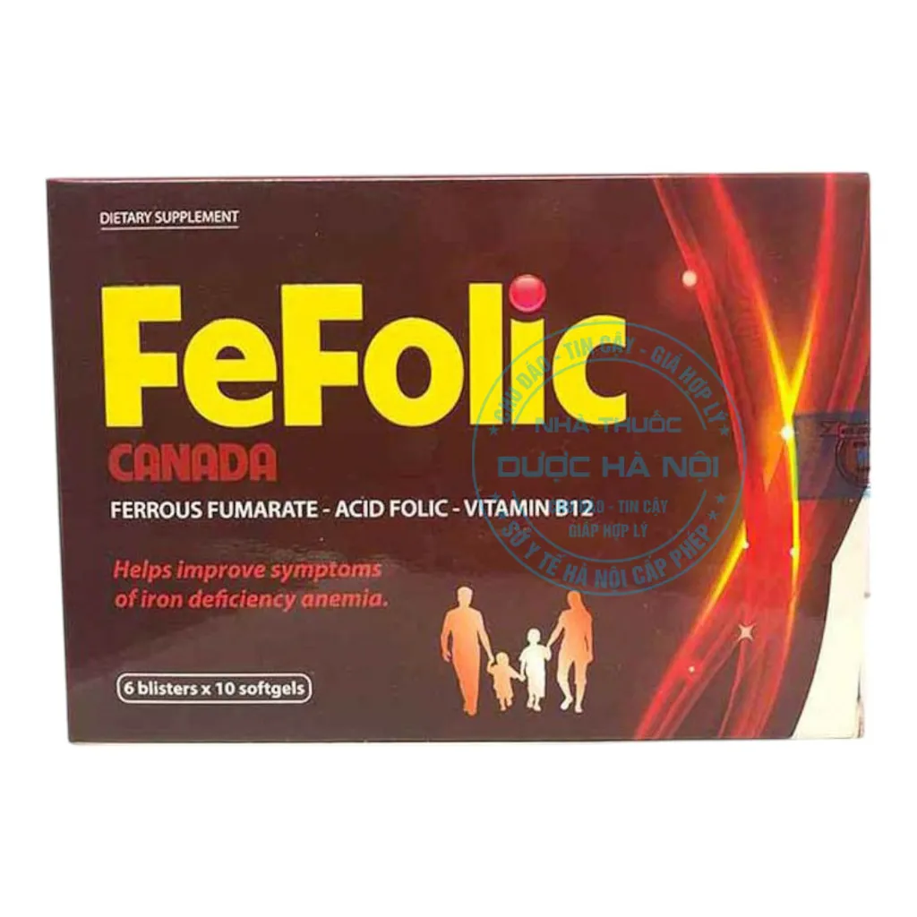Viên uống Fefolic