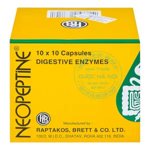 Men tiêu hóa Neopeptin hỗ trợ hệ tiêu hóa an toàn và hiệu quả