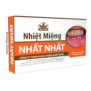 Thuốc Nhiệt Miệng Nhất Nhất điều trị nhiệt miệng và các vấn đề răng miệng