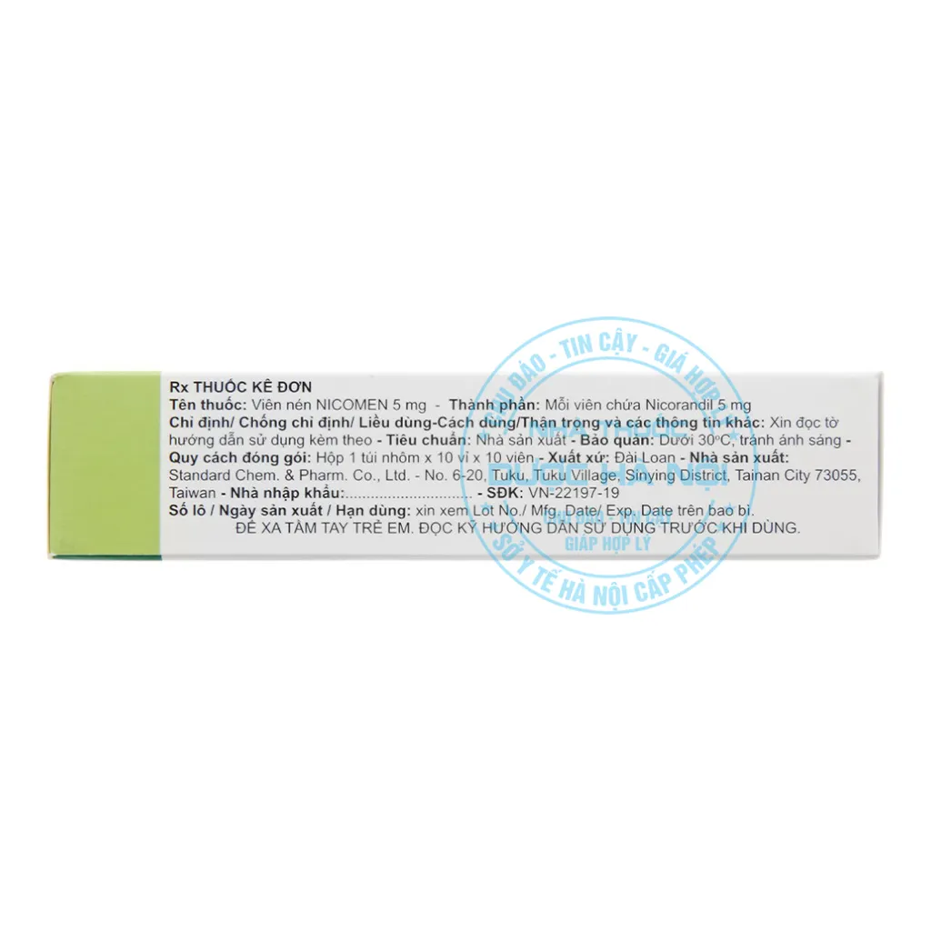 Thuốc Nicomen 5mg