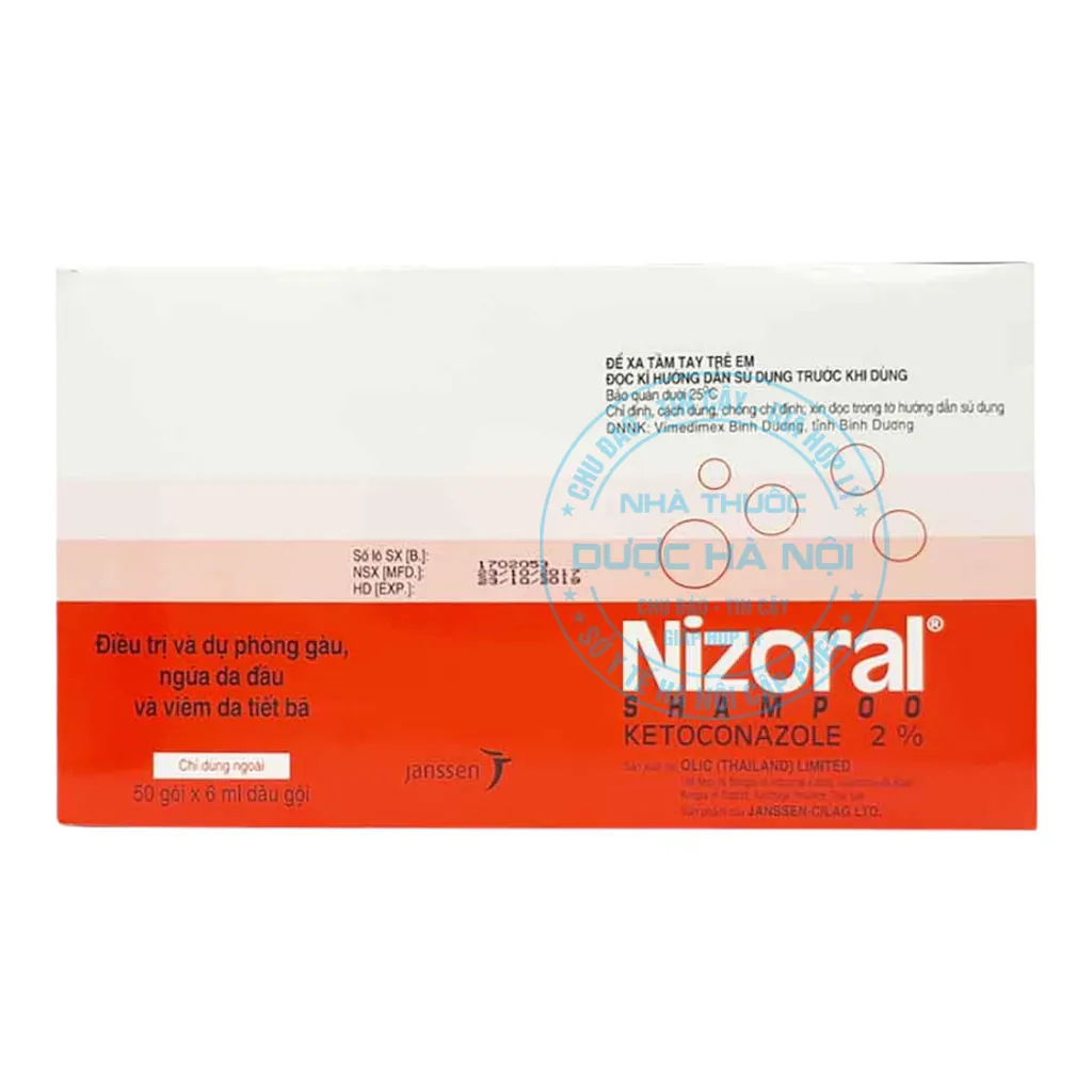 Dầu gội Nizoral (gói)