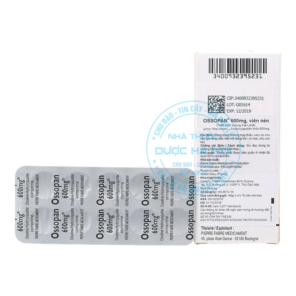 Thuốc Ossopan 600mg