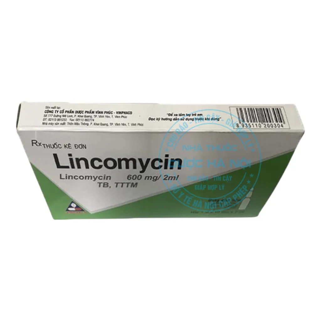 Thuốc tiêm Lincomycin 600mg/2ml