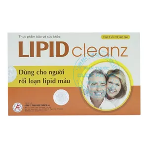 Viên uống Lipid Cleanz là viên uống hỗ trợ giảm cholesterol trong máu từ các thành phần thảo dược thiên nhiên