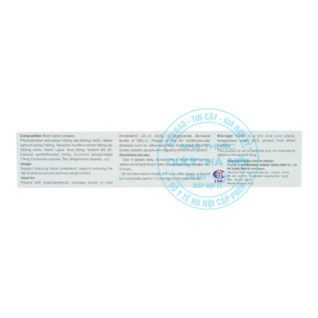 Viên uống Lipid Cleanz