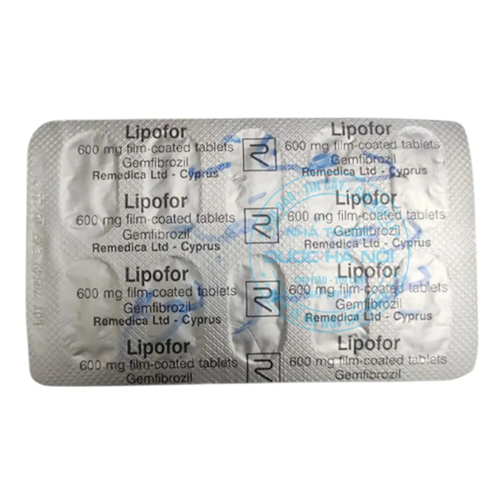 Thuốc Lipofor 600mg