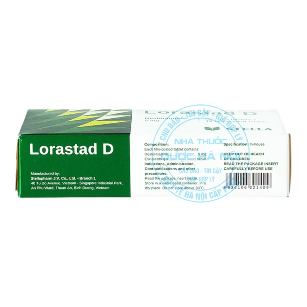 Thuốc Lorastad-D 5mg