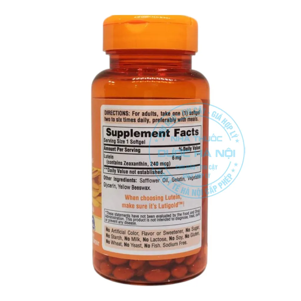 Viên uống Lutein 6mg Puritan's