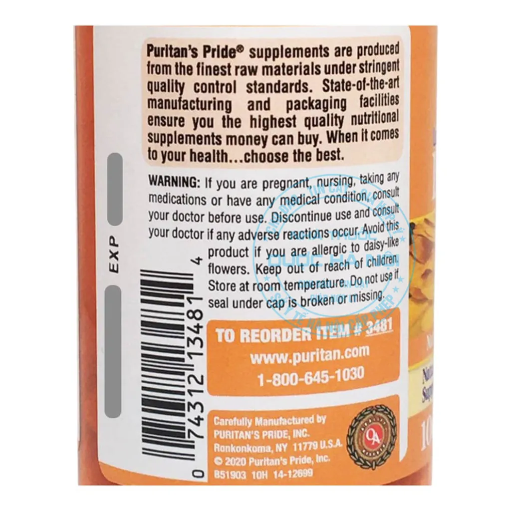 Viên uống Lutein 6mg Puritan's