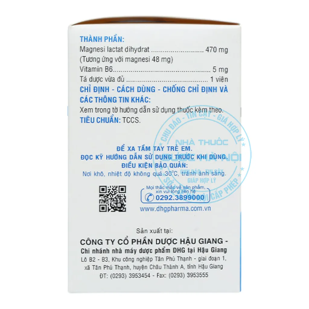 Thuốc Magnesi B6 Đại Uy